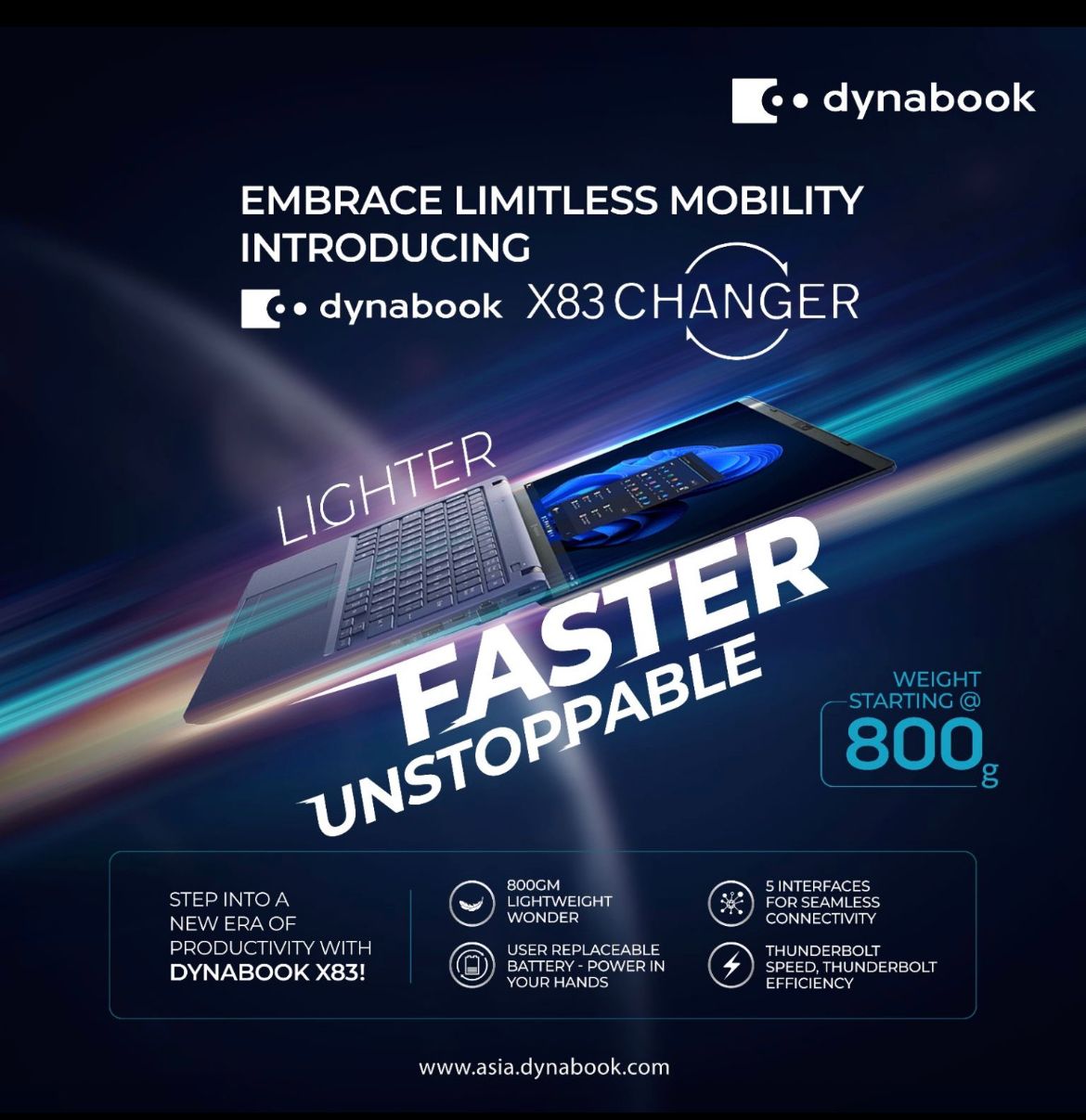 SAY HELLO TO DYNABOOK X83